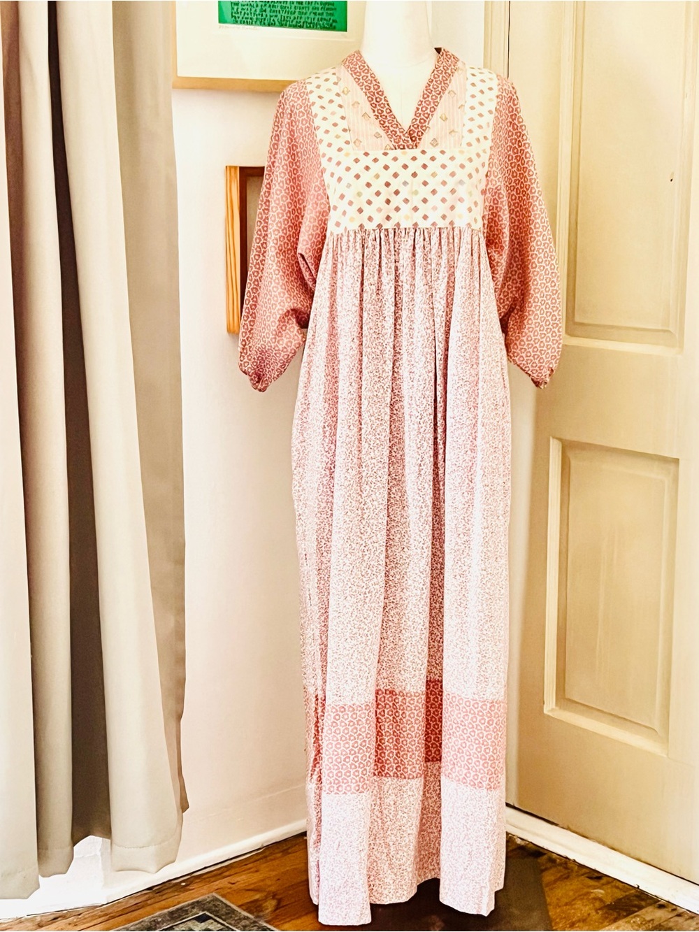 Joan Green for Lord & Taylor 1970’s Maxi Dress.